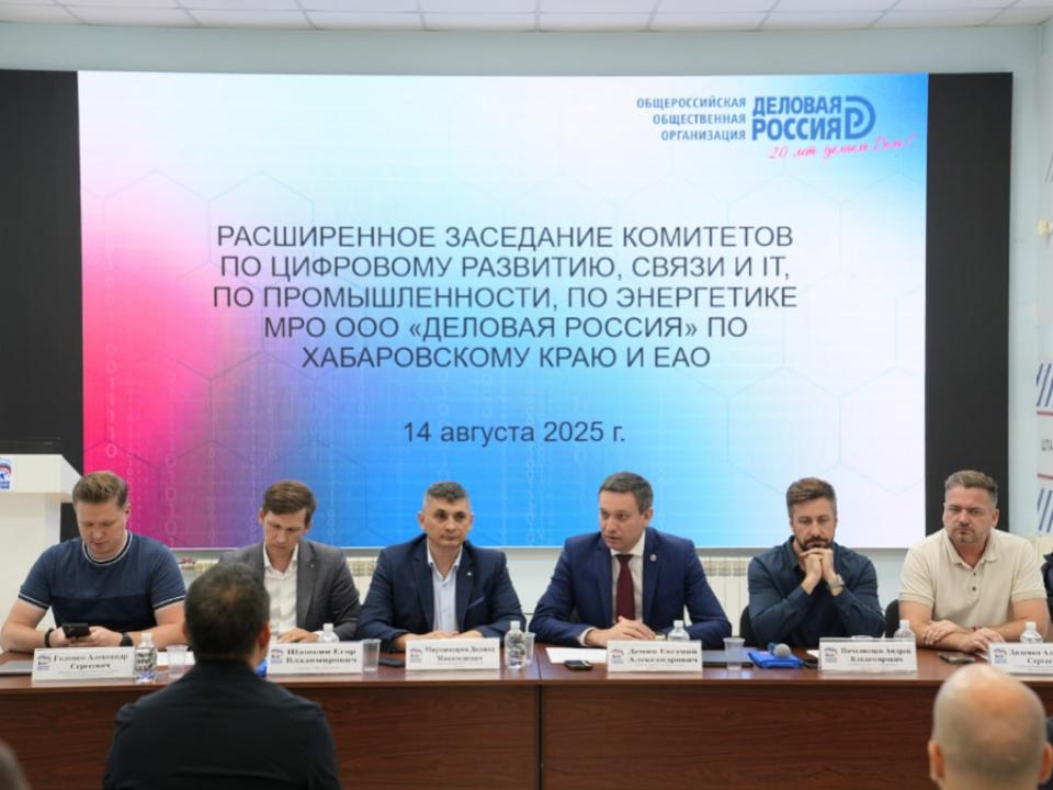 Совместное заседание комитетов «Деловой России» дало старт подготовке пилотных IT-проектов